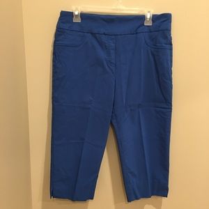 NWNT Ruby Rd Royal Blue Clamdiggers